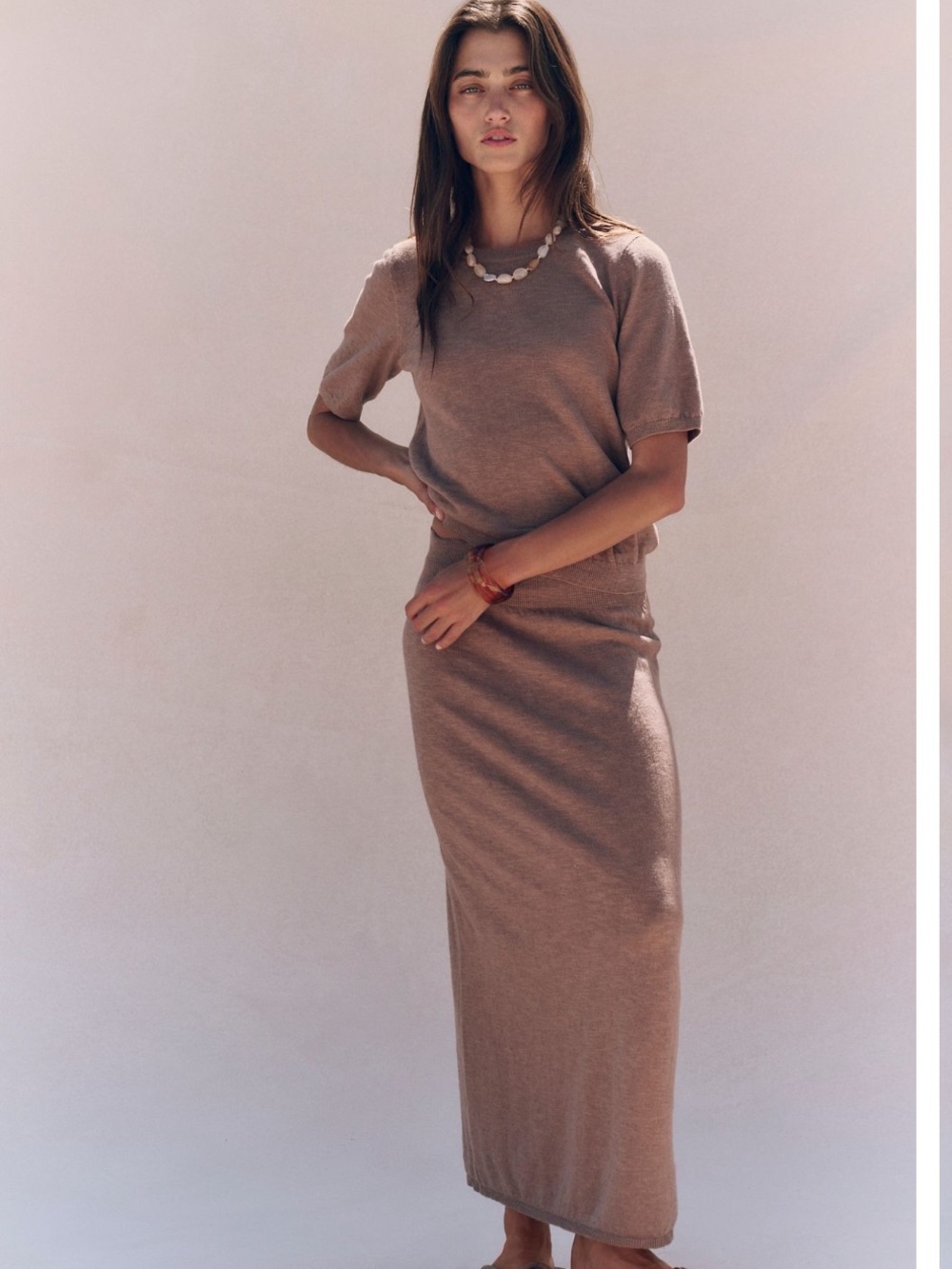 NWT- Free People Isabella Sweater Skirt Set
